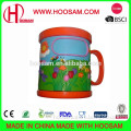 OEM fashion lovely 3d design soft pvc ceramic coffee mug